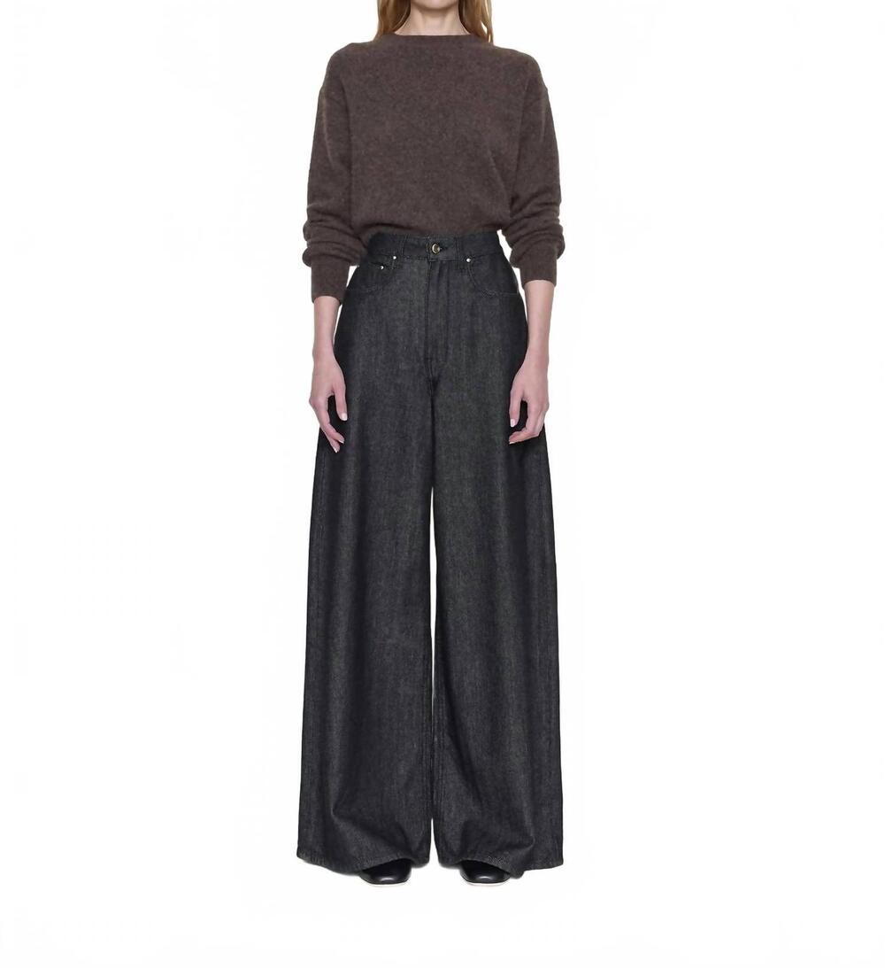 NEW OSSOU women's slick pants in ash wash